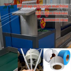 200kg/H PP Strap Making Machine With Automatic Winding Making Straightness PP