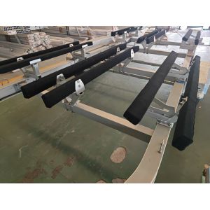 Adjustable Length Aluminium Boat Trailer with Corrosion-Resistant Welded Frame