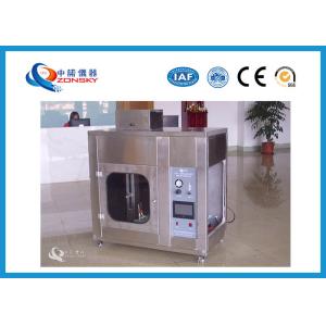 UL94 Plastic Flammability Testing Equipment For Horizontal / Vertical Combustion