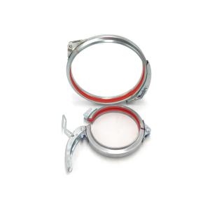 China Galvanized Steel Hvac Quick Release Duct Hose Clamps 80-600mm In Ductwork on sale