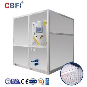 2 Tons / Day Stable Capacity Ice Cube Machine R507 PLC Program Control