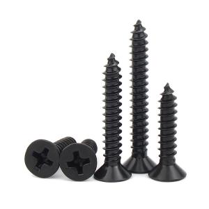 Cheap Black Zinc Plated DIN7504 M2-M6 Stainless Steel Countersunk Head Self-Tapping Screw for sale