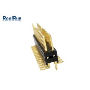 Cheap PA6T GF Pin Header Connector LCP PBT Dual Row H5.0 Vertical SMT For LCM LED for sale