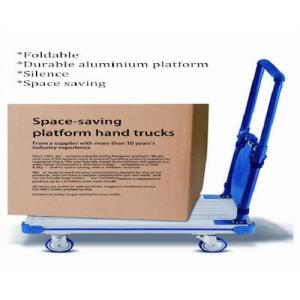 China 4-Wheel Foldable Hand cart Aluminium Platform,  Load capacity 150KG. on sale