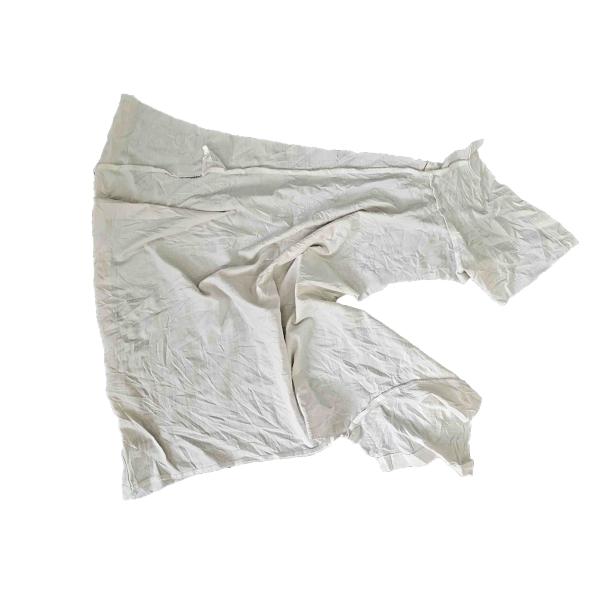 Quality Strong Absorbency 100kg/Bale 30cm White T Shirt Rags wholesale