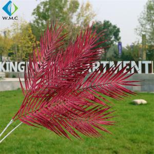 Plastic Artificial Coconut Palm Leaves For Garden Landscaping Decoration