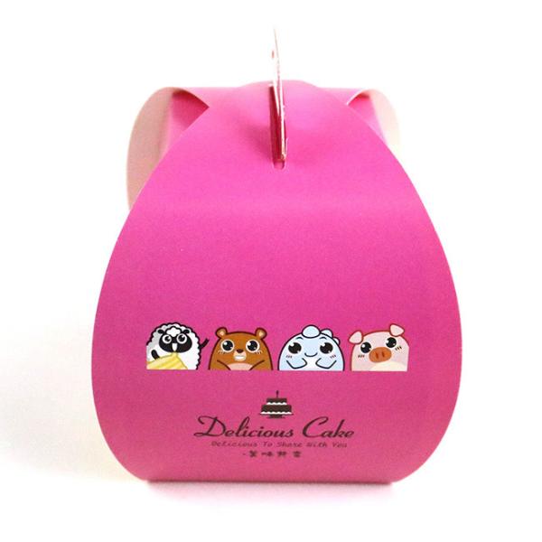 Mini Personalized 250gsm to 750gsm Thickness Cake Package Box Takaway Cake Container Paper Box