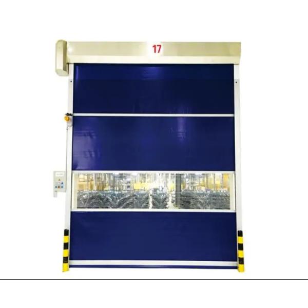 Insulated Rapid Roll Up Metal Door Weatherproof Exterior Shutter Door With Low