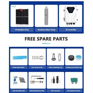 Stainless Steel Solar Pumpfor Agriculture Deep Well Pumping System