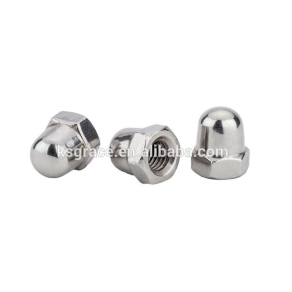 Nickel Plated Din1587 Hex Domed Nuts