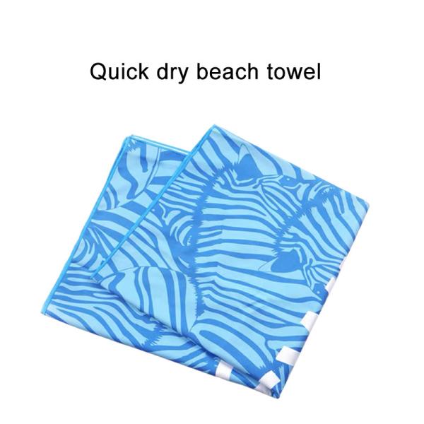 Lightweight Printed Beach Towel Washable Quick Dry Soft Reinforced