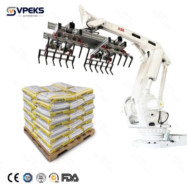 High Speed Robotic Palletizer Machine Automated Pallet Stacker