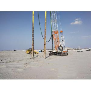Pile Driver Machine Sand Compaction Stone Column Deep Soil Improvement Top Feed