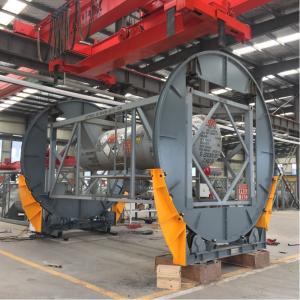Cheap Large Automatic Turning Rolls ISO Tank Rotator 20ft 40ft Swap ISO Tank Container Rotation Machine for sale