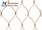 SS316L Stainless Steel Rope Mesh Cable Nets For Animal Enclosures 1.5mm
