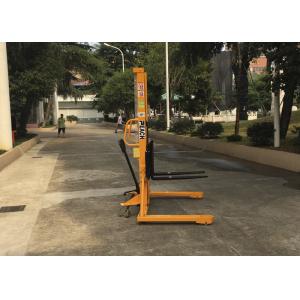 Adjustablemanual Hydraulic Pallet Stacker , Straddle Stacker Forklift High