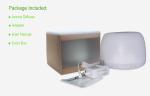 Working Time Settable 400ml Aroma Diffuser With Alarm Clock