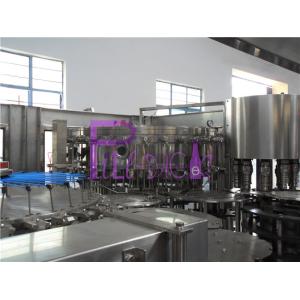 Monoblock 3 In 1 Glass Bottle Carbonated Drink Filling Machine