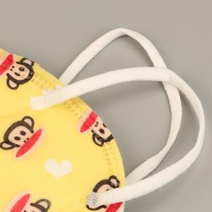 GB2626-2019 Yellow Lug KN95 Isolation Stereo Foldable Face Mask With Breathing