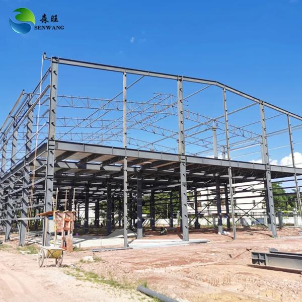 Quality EXW Customizable Steel frame warehouse versatile layout options designed to meet diverse industrial storage requirements wholesale
