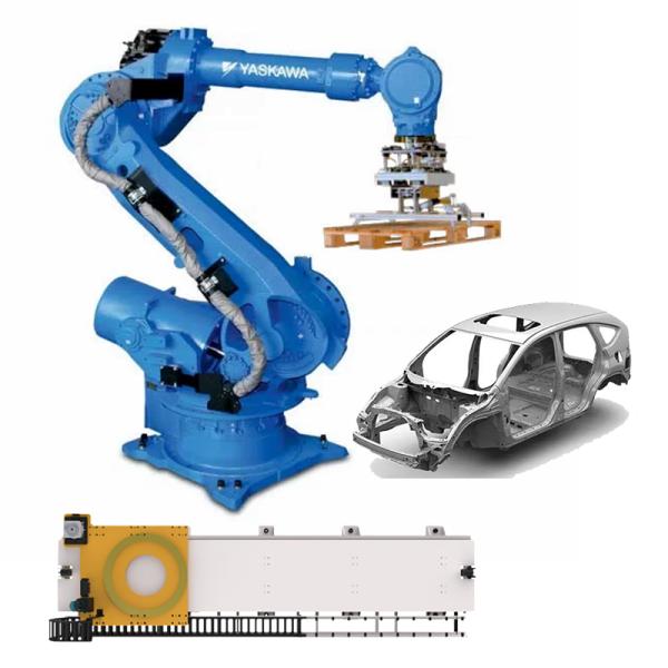 Quality YASKAWA 6 Axis Industrial Robotic Arm Automobile Factory Handling Material Tending Programming Robot Workstation wholesale
