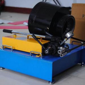 China Industrial Blue Color Manual Hose Crimping Machine 10 - 20s/Pcs Speed on sale