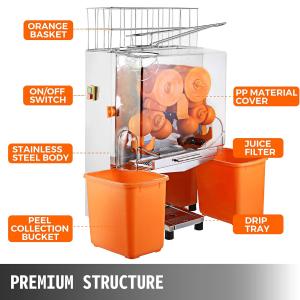 Compact Orange Juice Machine for Hotel Supermarket with Big Flavor and