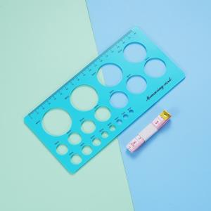 4 Pcs Set 12inch Straight / Triangle Flexible Ruler Math Geometry Tool For