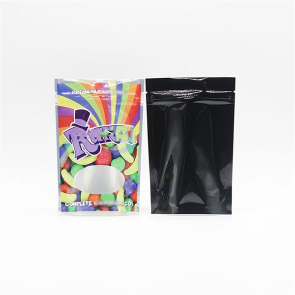 OEM Weed Bag Zip Lock 3.5G Resealable 110microns Soft Touch Material Smell Proof Mylar Bags