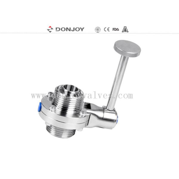 Quality SS316L RJT Thread Manual Butterfly Valves With Long Pull Handle wholesale