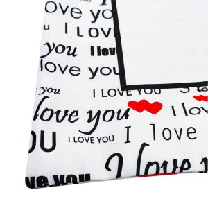 I Love You Polyester Sublimation Pillowcases Personalized Cushion