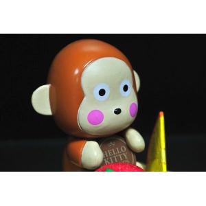 Candy Container Plastic Monkey Figurines , Plastic Monkey Toy Small Size
