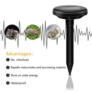 Solar Powered Ultrasonic Rat Repellent Rodent Mouse Rat Pest Repeller