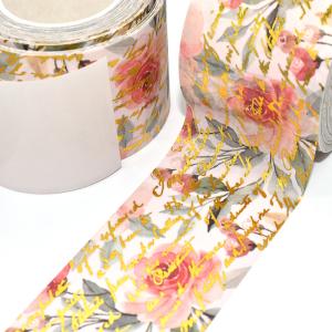 Decoration Custom Printed Silver Or Foil Adhesive Washi Tape Manufacturer