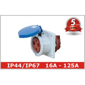 IEC CEE Single Phase Industrial Electrical Sockets And Plugs OEM