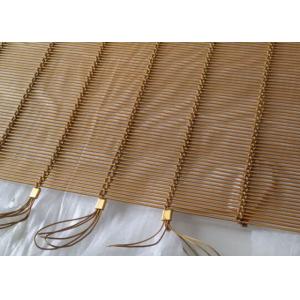 Paint Copper SS316L Cable Rod Woven Mesh Antifire Building Cladding