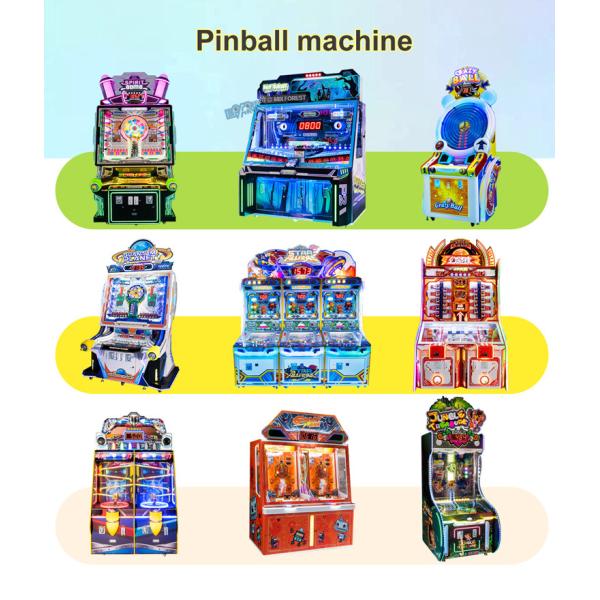 Ticket Redemption Amusement Game Machines Coin Operated 500W Acrylic Material