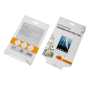 Folding screen protector packaging box Tempered Glass Envelope Hang