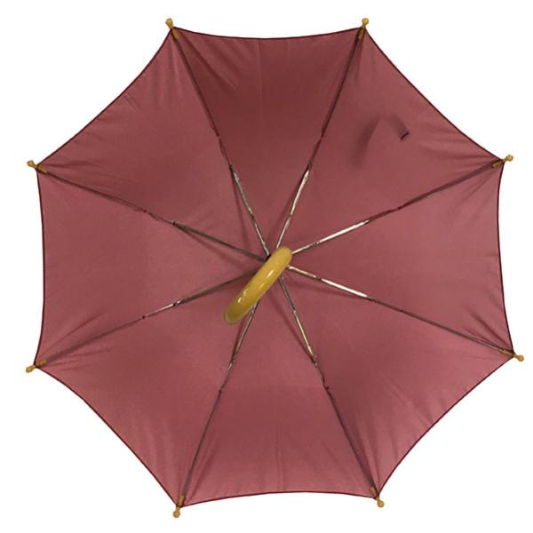 Quality Plastic Curved Handle 190T Polyester Kids Compact Umbrella 16''*8K wholesale