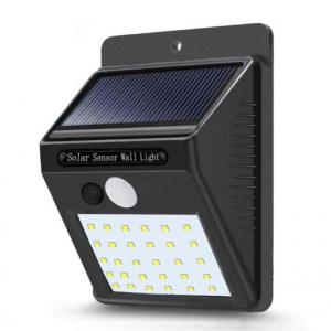 China Solar Motion Sensor Wall Light 30LED PIR Sensor Lamp 550LM on sale