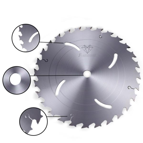 Quality 350 28T German Industrial Circular Saw Blades Without Rakers For Ripping Wood wholesale