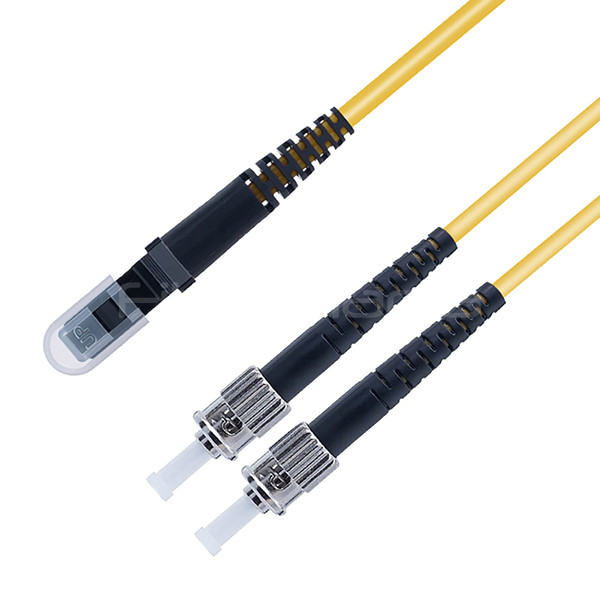 MTRJ PC to ST UPC Fiber Optic Patch Cable Duplex Single Mode OS2 OFNR 3.0mm
