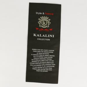 Center Fold Custom Clothing Labels Neck Iron On Name Labels