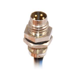 China Waterproof M8 Panel Mount Connector With Tail Sensor Application on sale