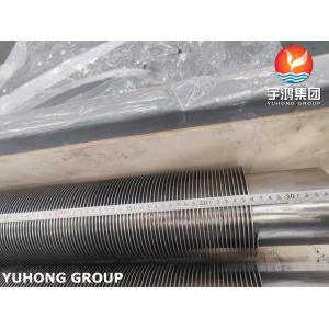 ASME SA335 P9 Alloy Steel High Frequency Welding Helical Solid Finned Tubes For