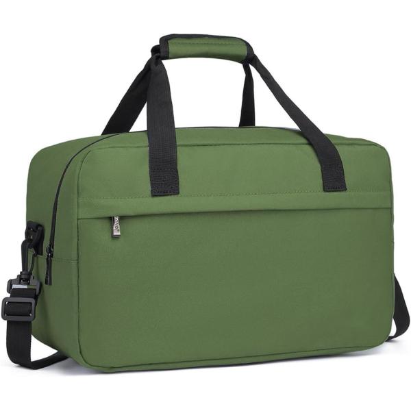 Zipper 20L Under Seat Carry On Sports Tote Gym Weekender Overnight Bag For Men Women