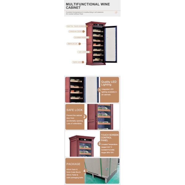 Luxurious Natural Wood Humidor Cabinet Electric Cigar Cooler Wiht LED Lgiht Luxurious Natural Wood Humidor Cabinet Electric Cigar Cooler Wiht LED Lgiht