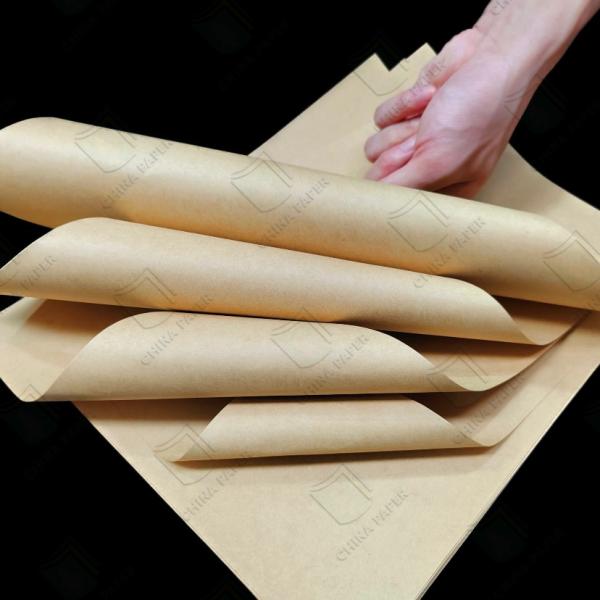 Recyclable Kraft Paper Sheets 80g-150g Water-Resistant For Envelopes & Paper