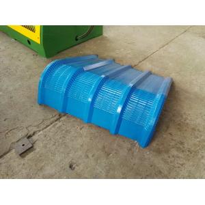 Sheet Crimped Metal Roofing Roll Forming Machine With PLC Control System , 0.7mm