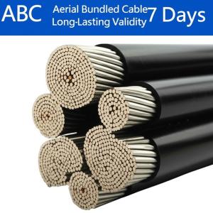 Aerial Bundled Cable with 7 Days Validity Two Years Warranty and 1.0mm Insulated Thickness for Overhead Power Distribution
